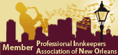 Professional Innkeepers Association of New Orleans, La Dauphine bed and breakfast